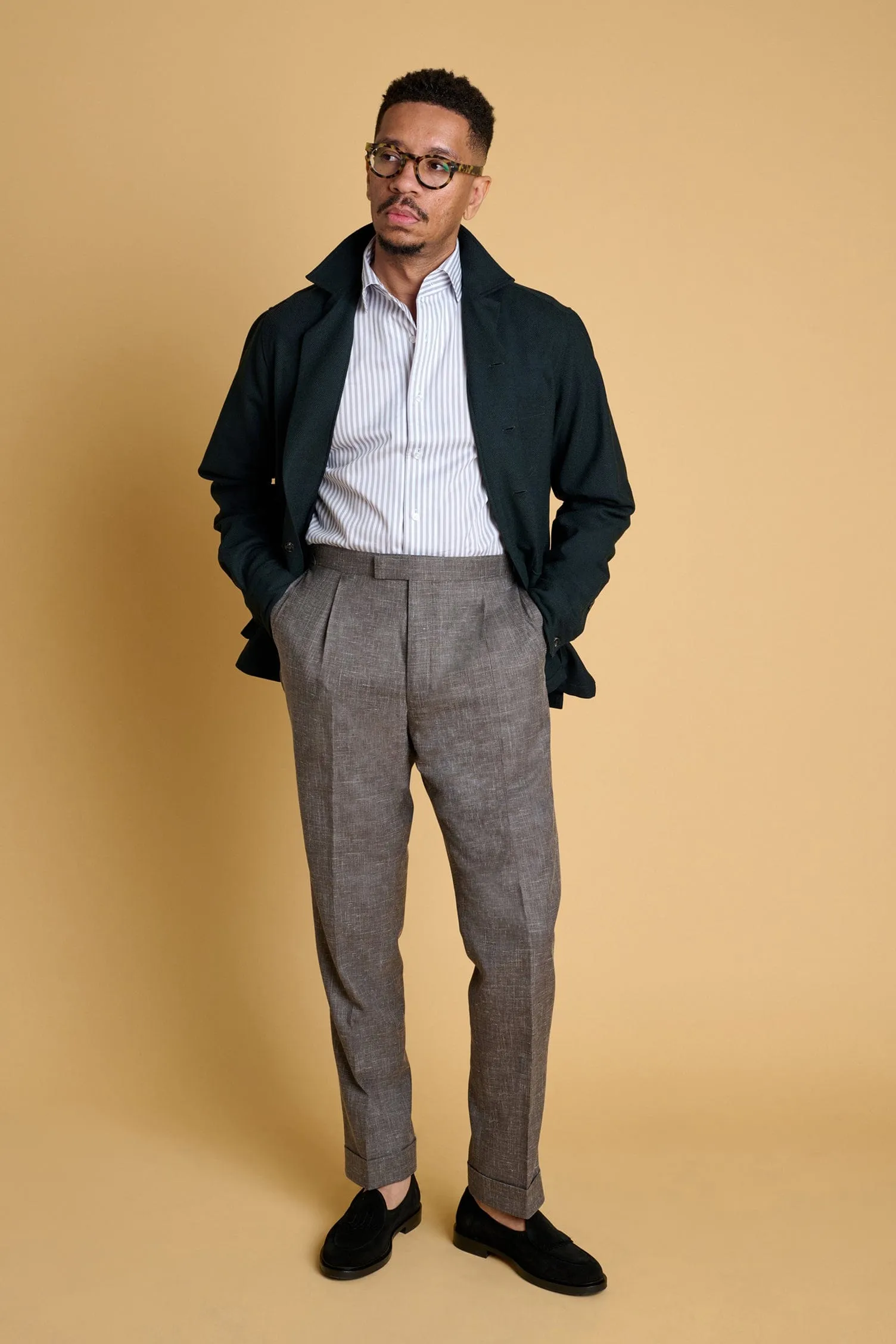 Wool, Linen & Silk Trouser