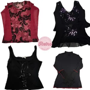 Y2k romantic italian blouses 10 pieces