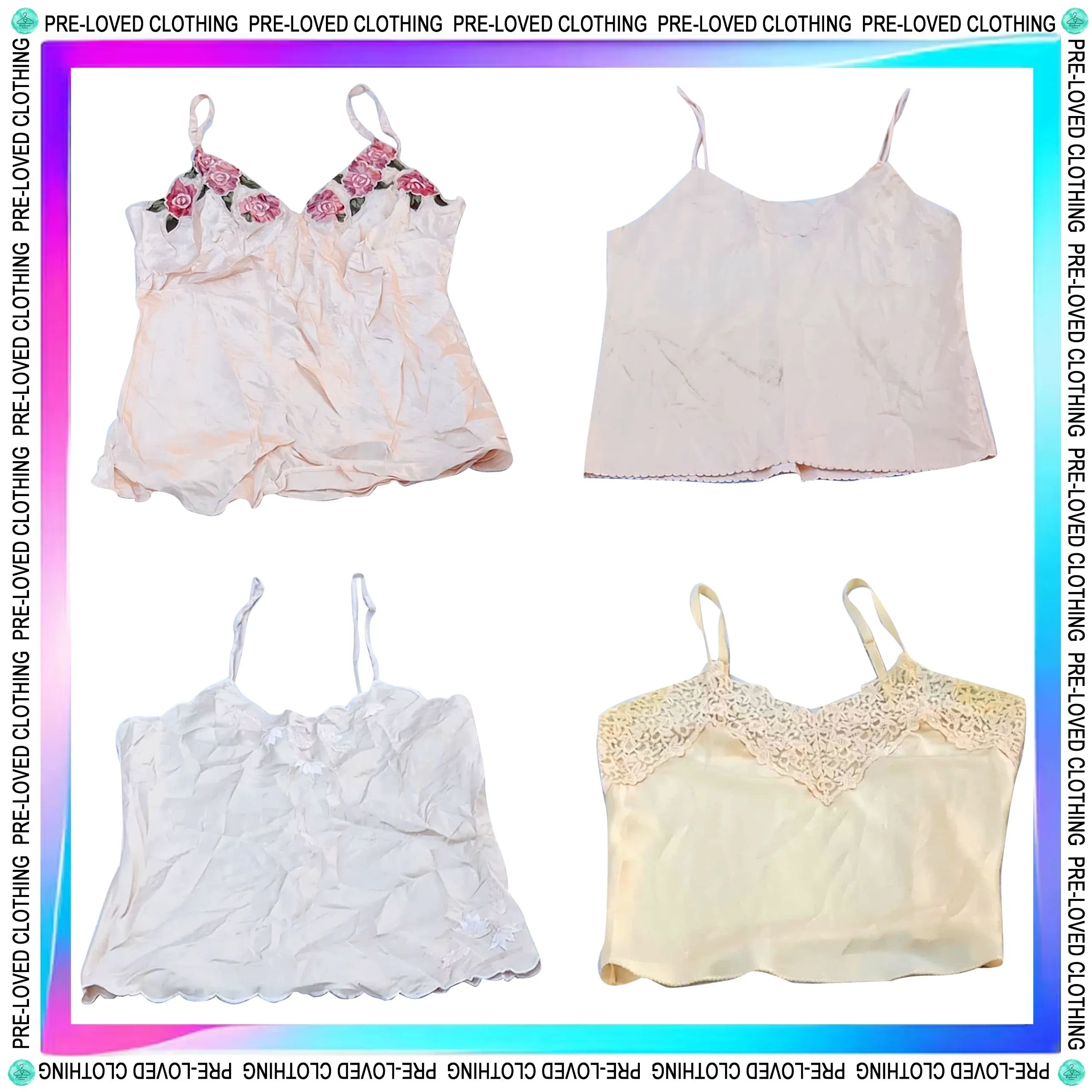 Y2K Silk Nighty Tops